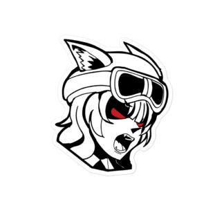 Helen the Hellcat Sticker - White