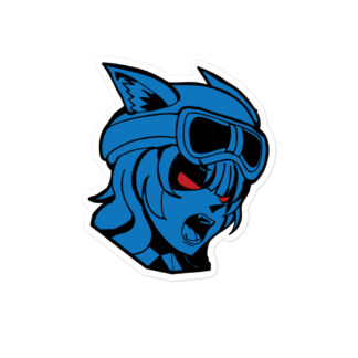 Helen the Hellcat Sticker - Blue