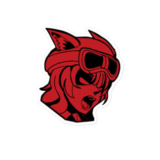 Helen the Hellcat Sticker - Red